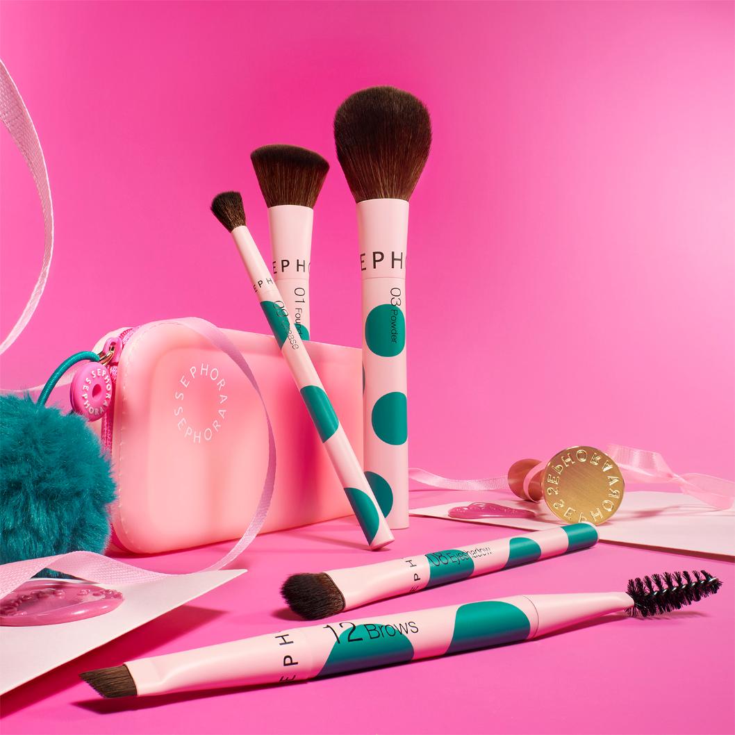 FACE & EYES BRUSH SET (SET DE BROCHAS)